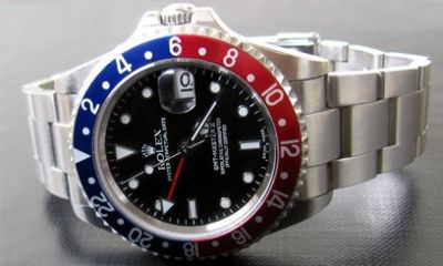 REPLICA ROLEX GMT-MASTER II Red & Blue Bezel PEPSI SS WATCH